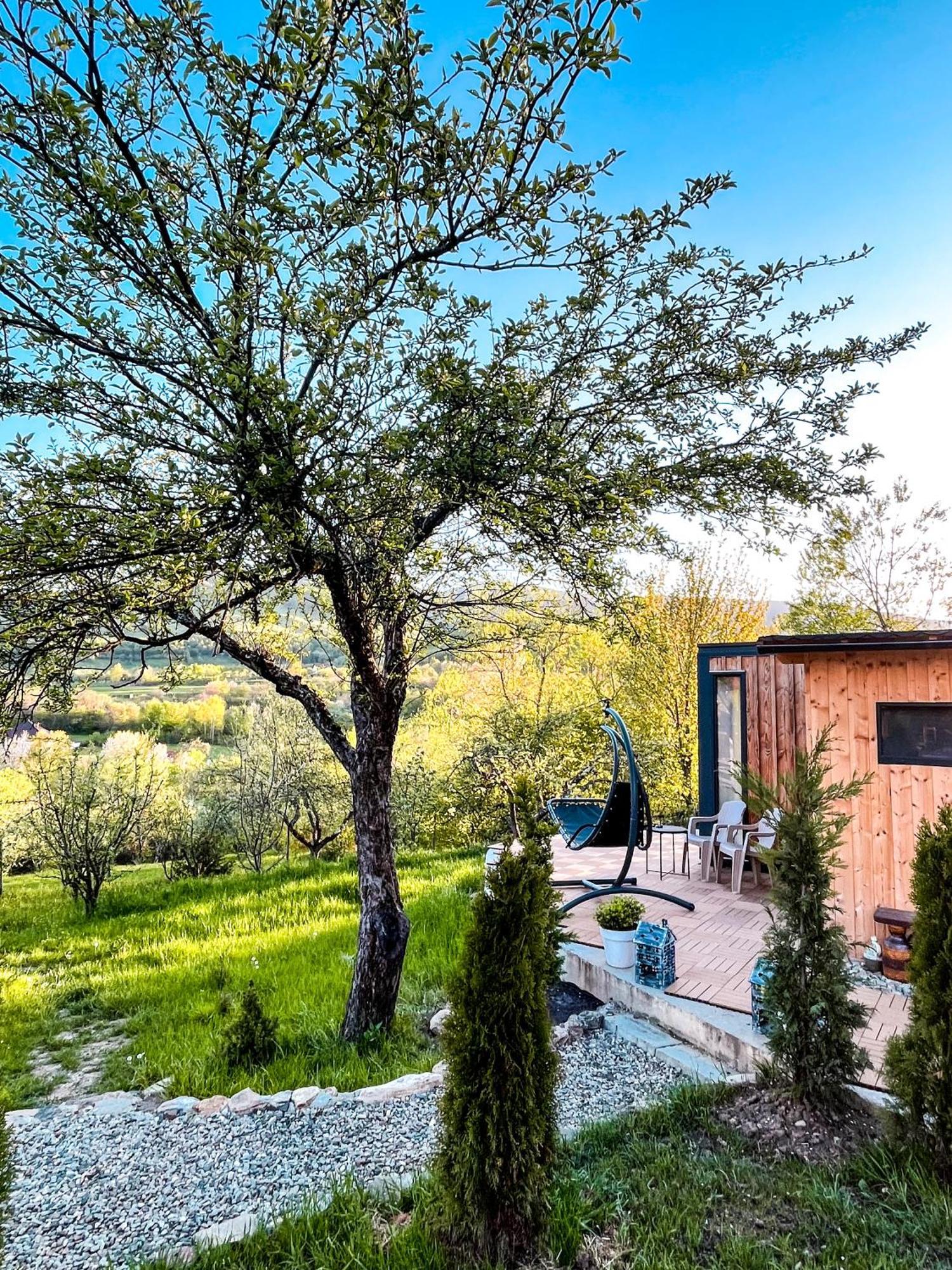 Elysian Fields - The Island Tiny House Bed and Breakfast Sadu Exteriör bild